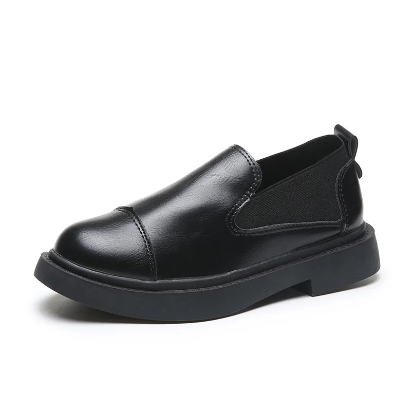 spring/autumn women's leather shoe flat shoes women zapatos de mujer fashion European platform round shallow single shoes