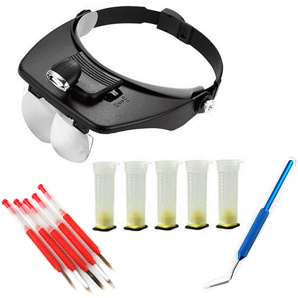 

Retractable Durable Rearing Bee Tool Practical Equipment Safe Professional Beekeeping Set Led Light Magnifier Cannula Multi Use
