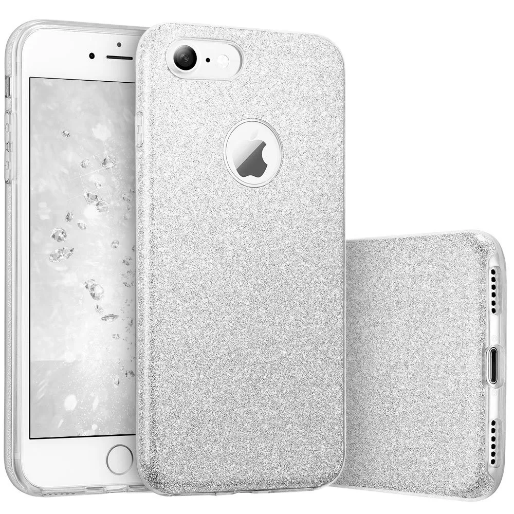 Sliver LSDI iPhone 5 5S SE чехол для телефона макияж блеск Bling Чехол для девочек женщин для iPhone 6 6s 7 8 Plus X Xr Xs 11 Pro Max - Цвет: Sliver