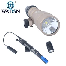 WADSN Тактический светильник M600DF с SL07 Scout с двойным переключателем 1400 люменов для страйкбола 20 мм 1913 Рельс WD04019 оружейный светильник