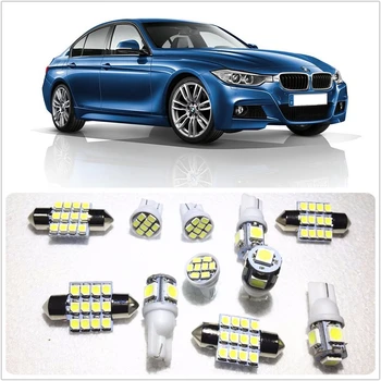 

11 set White LED Lights Interior Package T10&36mm For BMW 135i 135is 118i 120i 125i 128i 323i i3 i8 M3 M4 M5 M6 X1 X2 X3 X4 X5