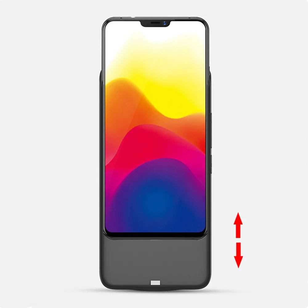 Тонкий внешний аккумулятор NTSPACE 6800 мАч чехол для VIVO V9 аккумулятора портативного