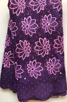 

French Net Lace Fabric 2019 Latest African Fabric With Embroidery Mesh Tulle Lace Milk Silk Fabric High quality Nigerian NLL4587