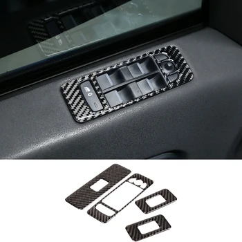 

for Land Rover Discovery Sport 2015-2019 Carbon Fiber ABS Door Window Lift Switch Panel Cover Car Stylings Trim