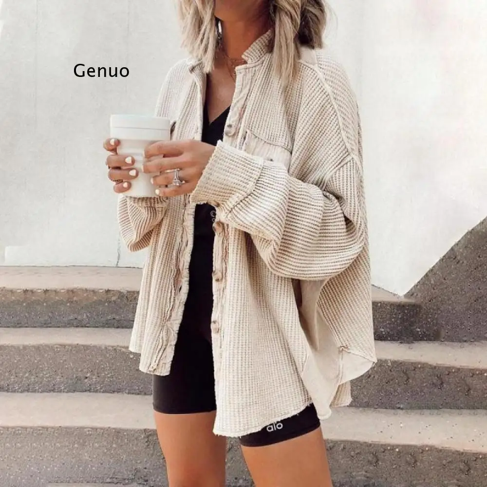 

Куртка женская Асимметричная с карманами, винтажный Повседневный пиджак с лацканами, модная верхняя одежда, элегантная уличная одежда