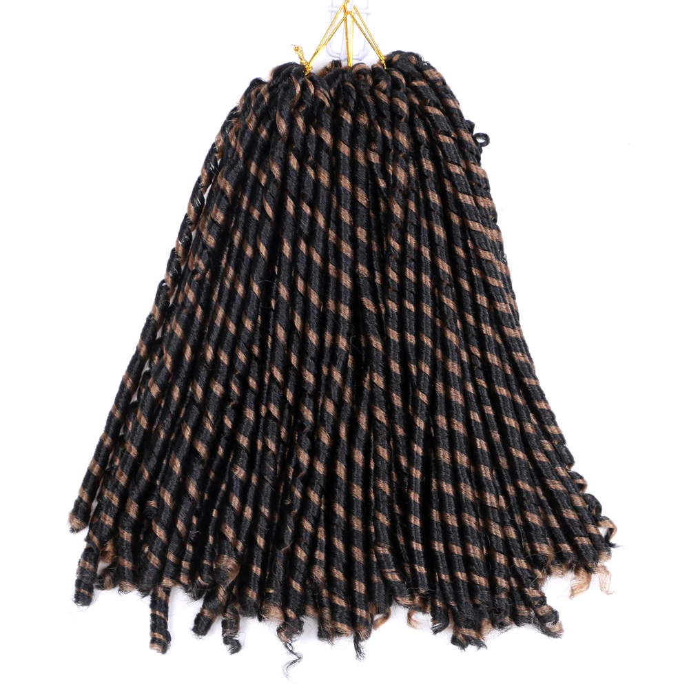 DAIRESS 1" мягкие Локи вязанные крючком волосы дреды для наращивания 30 стенды искусственные локоны в стиле Crochet косы синтетические плетеные волосы