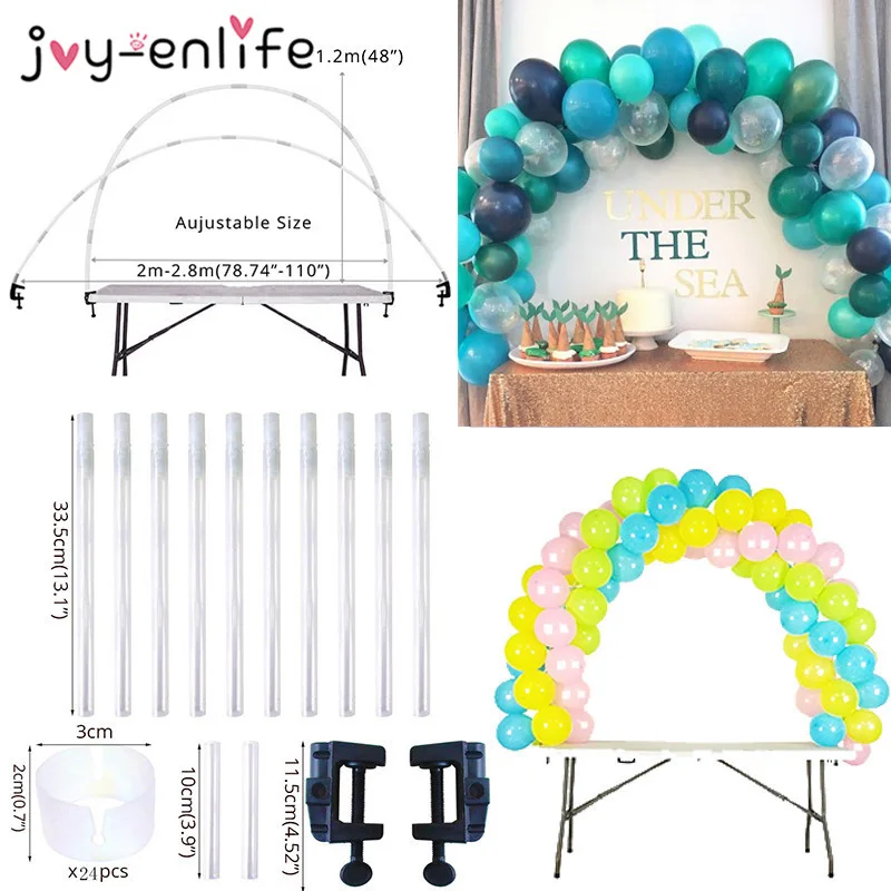 Adjustable Table Balloon Arch Kits DIY Birthday Party Wedding Decoration Balloons Column Stand Baby Shower ballon Accessories