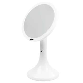 

30Led lighted makeup mirror,Moisturizing spray rechargeable vanity mirror Desk lamp 25CM infrared body sensing screen Table cosm