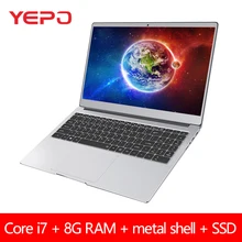 Core i7 Gaming Laptop 15.6 inch 8G RAM 128GB 256GB 512GB 2280 SSD
Notebook Computer With Backlit Keyboard IPS Scree Intel win10