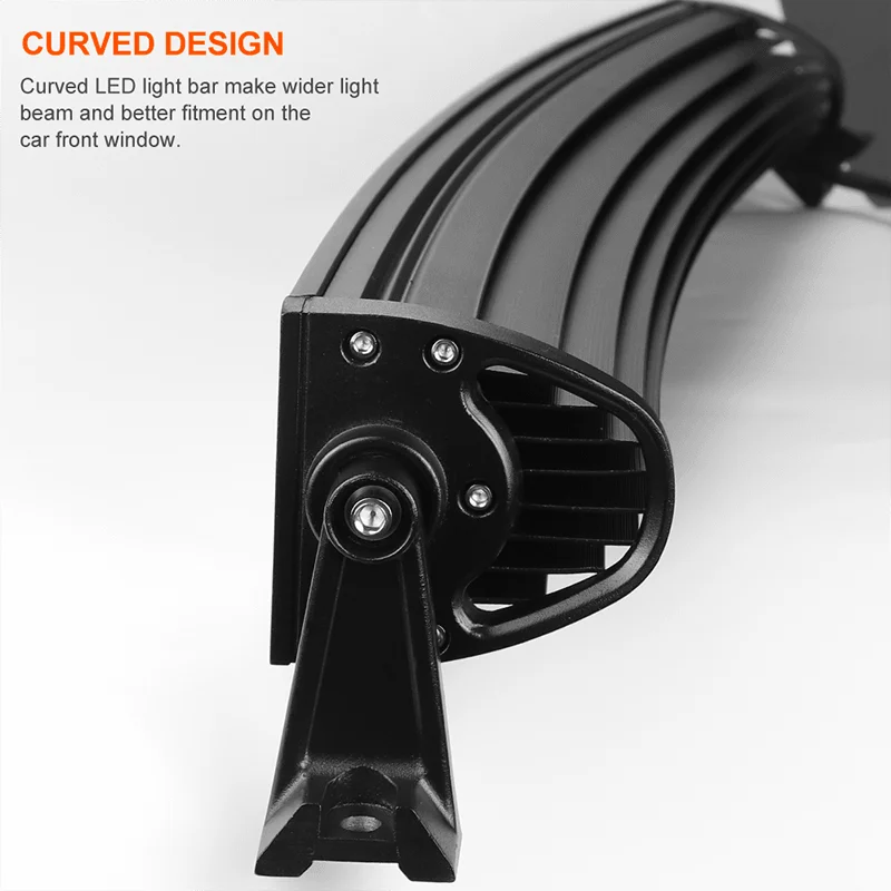 5D Black lens CURVED led light bar (5)