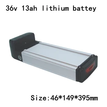 

36v 13ah Bike Battery Rear Rack Style with Charger E-bike Battery Pack + 2A Charger