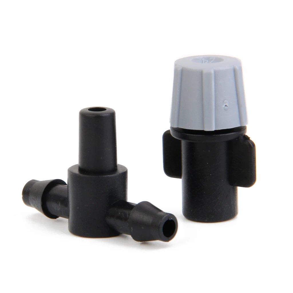 20pcs Misting Sprinkler Nozzles With Tee Joints for Lawn Watering Irrigation Great Agriculture Garden Greenhouse
