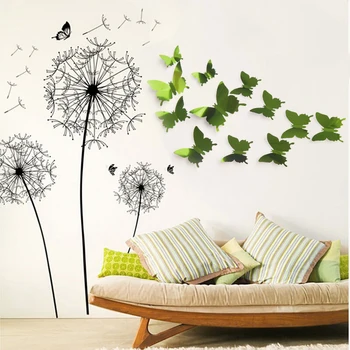 

12PCS 3D Butterfly Wall Sticker Three-dimensional Simulation Mirror Texture Home Living Room TV Background Decoration Sticker