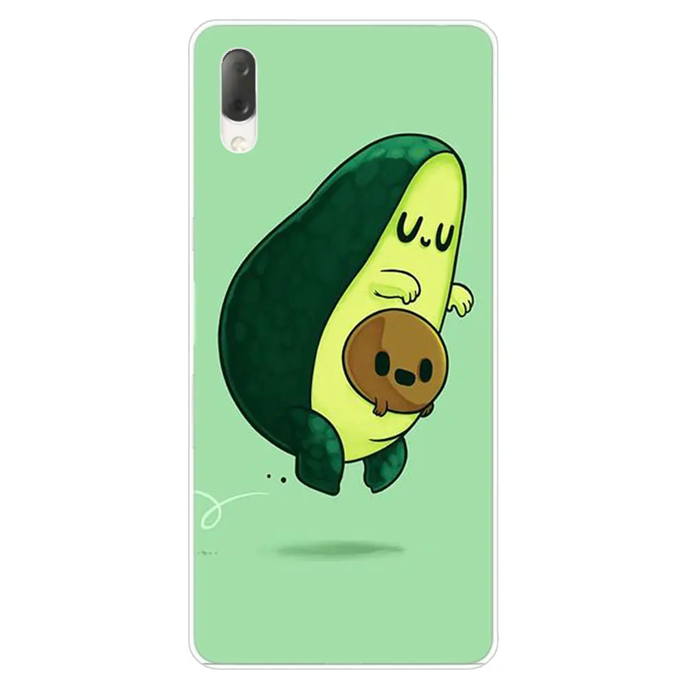 Милый жесткий чехол с мультяшным авокадо для sony Xperia L1 L2 L3 X XA XA1 XA2 Ultra E5 XZ XZ1 XZ2 Compact XZ3 M4 Aqua Z3 Z5 Premium - Цвет: 006