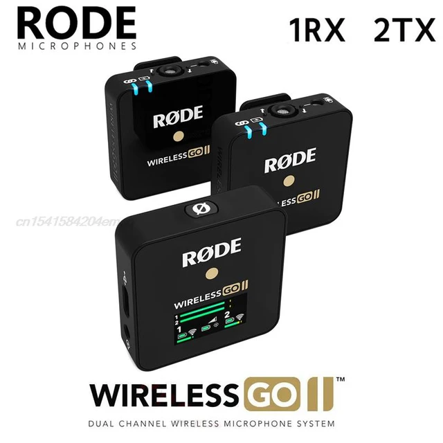 RODE Wireless Go II Dual Lavaliers Microphone Wireless Transmitter Kit