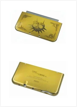 

Free Shipping Limited Gold Top+Bottom Shell Cover For NEW 3DS XL LL Upper Back Case Plates