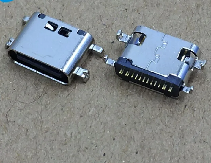 10 шт. Micro Usb Jack Type C гнездо для сидения опускающаяся плата 1 6 мм 16Pin погружная длина 5