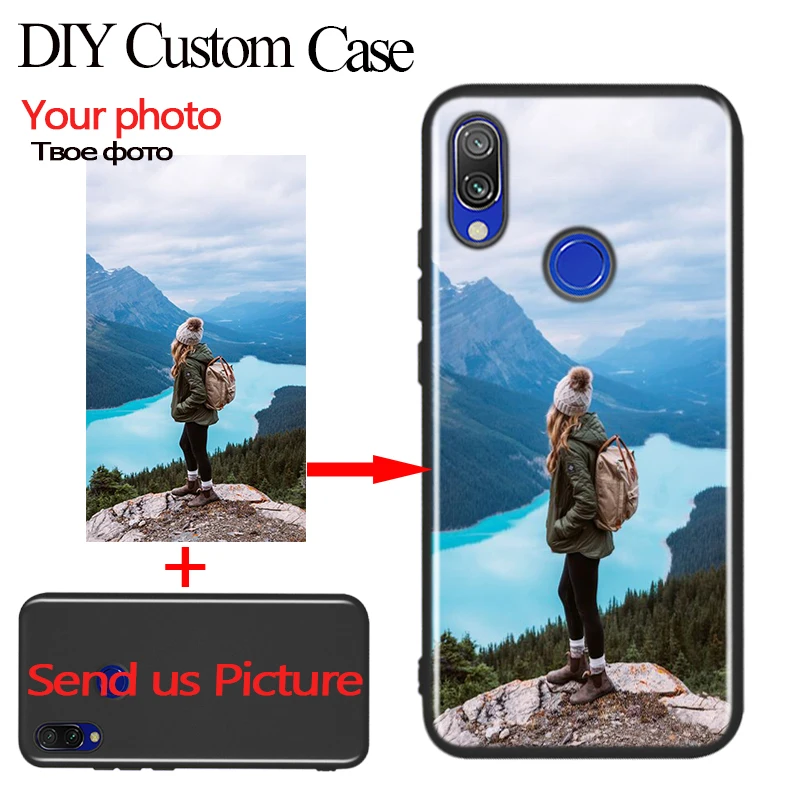 

DIY Custom Personalized Silicone Cover for Xiaomi Redmi Note 8T 8A 8 7 6 5 4X 4 K20 Pro 7A 6A 6 S2 5A GO Plus Phone Case