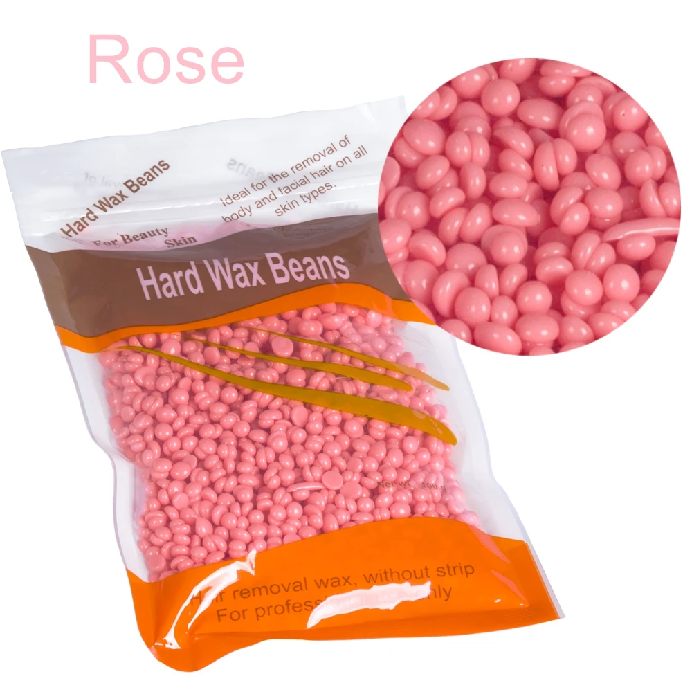 100pcs 100g Hard Hot Film Waxing Beans Bead Pellet Armpit Arm Legs Hair Removal No Strip Depilatory Wax-melt Warmer Machine hot