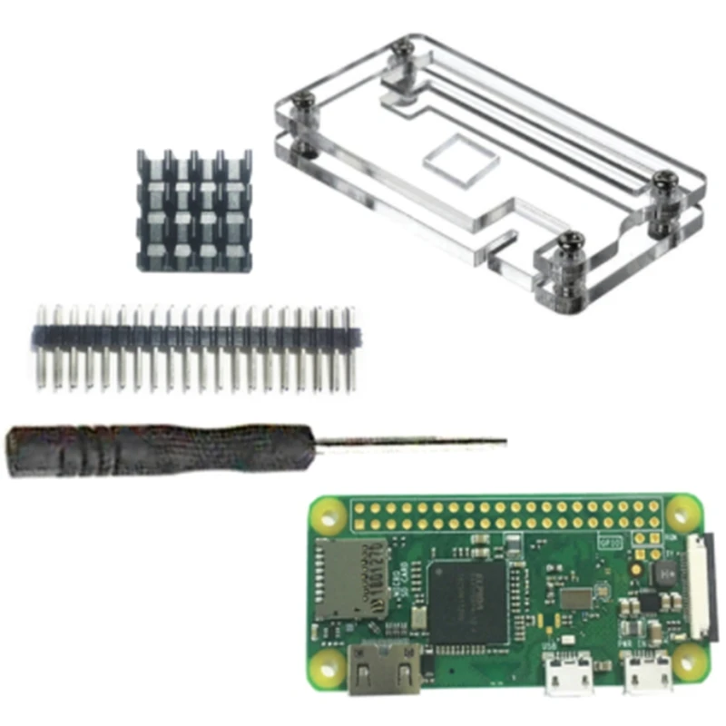 Для Raspberry Pi Zero W Kit 5MP отвертка чехол кабель 15 см|Демонстрационные стенды| |