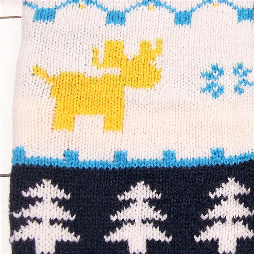 Рождественские трикотажные пальто для новорожденных, свитер с капюшоном и рисунком оленя на пуговицах для маленьких мальчиков и девочек, зимний теплый кардиган, верхняя одежда для детей от 6 до 24 месяцев, A20