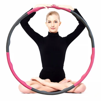 

Fitness Magnet Massage Hoops Removable Sport Hoop Children'S Exercise Circle Plastic Massage Deconstructable Gymnastics Hoop