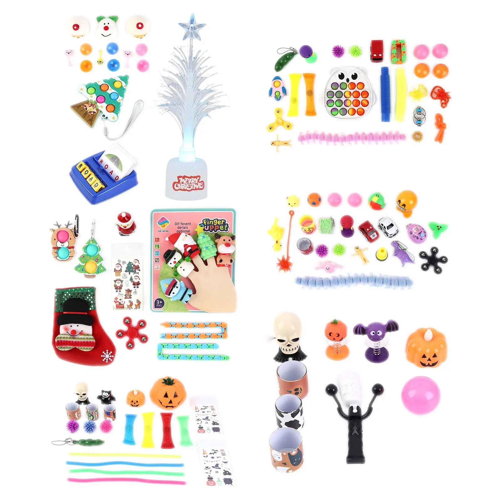 Tanie Bubble kalendarz adwentowy pakiet zabawek kalendarz odliczania zabawka sensoryczna dla dzieci dorośli tress Relief sklep