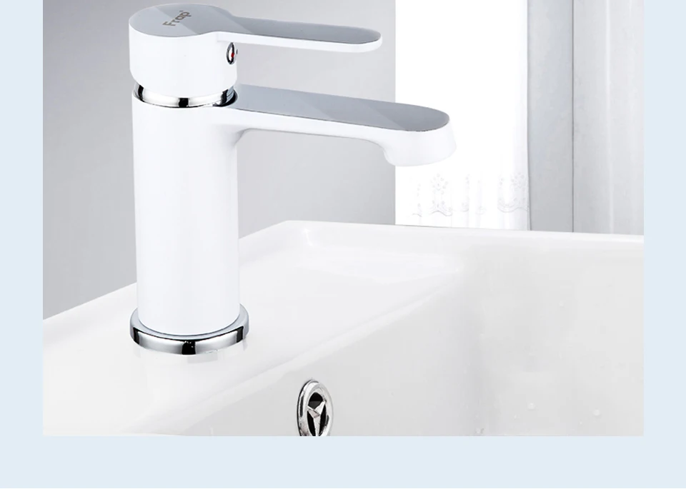H7ec93b91b3b0465c9a928c4ea5d92b69a Frap Modern White Basin Faucet Bathroom Brass Sink Tap Deck Mounted Wash Faucets Mixer Water Taps Torneira Para Banheiro F1041