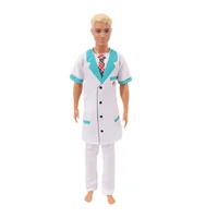Doctor And Nurse Clothes, Mini Medical Equipment,Protective Suit,Uniform Suitable For 11.5 Inch Ken & 30cm Doll Bjd,Accessories 2