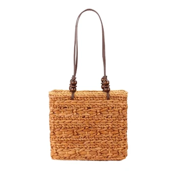 

Fashion Women Straw Handbag Vintage Bucket Summer Ladies Rattan Tote Beach Female Shoulder Crossbody Bags New Capacity Hand