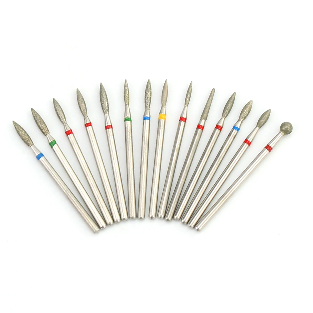 Diamond Cutters Manicure Set Silicon Ceramic Stone Nail Drill Bits Set Milling Cutters Pedicure Manicure Machine 7PCS nail drill bit,nail drill bits,diamond burs,cuticle remover bit