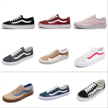 

Low top old skools CLASSICS MEN'S Checkerboard Vulcanized canvas shoes sk8 Skateboarding shoes casual sneakers