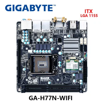 

Used Original Gigabyte GA-H77N-WIFI Desktop Motherboard LGA 1155 DUAL LAN MINI-ITX