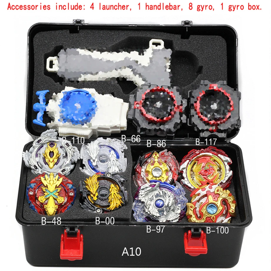 Takara Tomy Gold Beyblade Burst Arean Launcher Bayblades Bables набор коробка Bey Blade игрушки для подарка на Рождество и год Blayblade - Цвет: A10