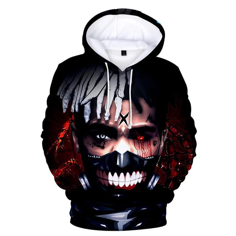 Толстовка RIP xxxtentacion Vengeance с 3D принтом для женщин и мужчин толстовки хип хоп рэпер