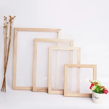 

Wooden Paper Making Papermaking Mould Frame Screen Tools For DIY Paper Handcraft Art Supplies