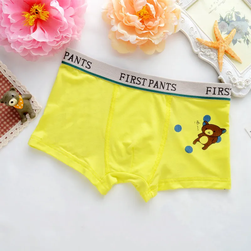 4piezas nignos ropa interior dibujos animados pantalones cortos para Bebes боксеры для подростков calzoncillos2-15T