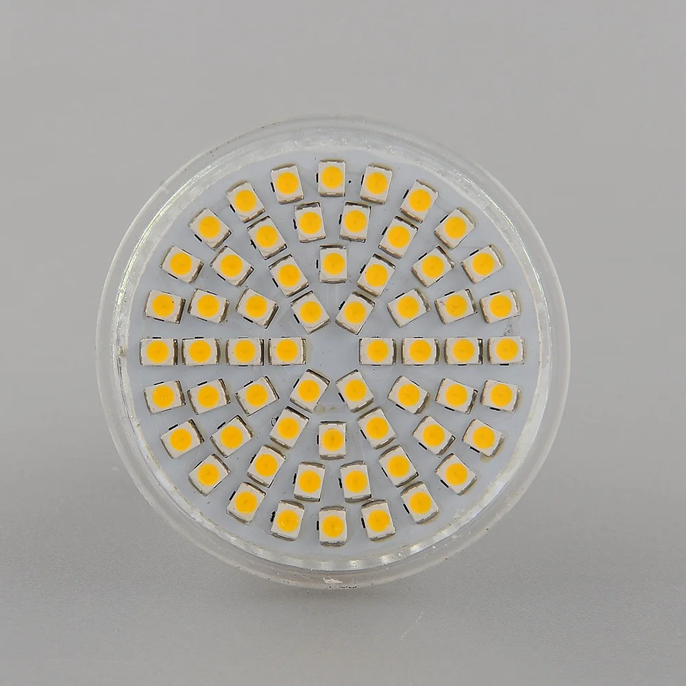 MR16 LED Bulb 5W 12V 3528 60SMD Warm White Tube Light 300LM Lamp Spotlight