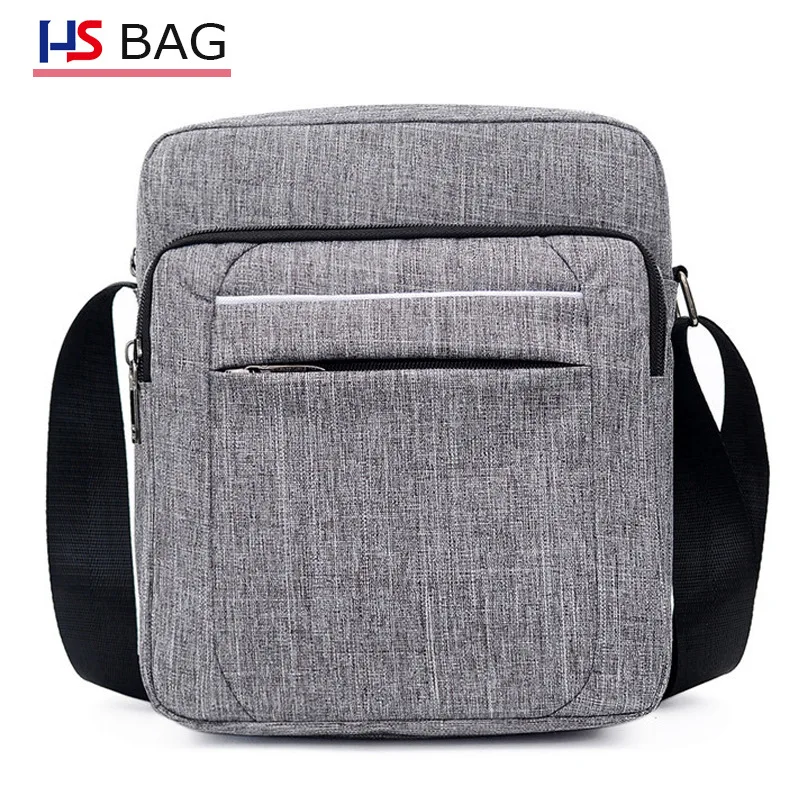 

New Style MEN'S Single-shoulder Bag Korean-style Large Capacity Waterproof Oxford Cloth Shoulder Bag Outdoor Business Casual MEN