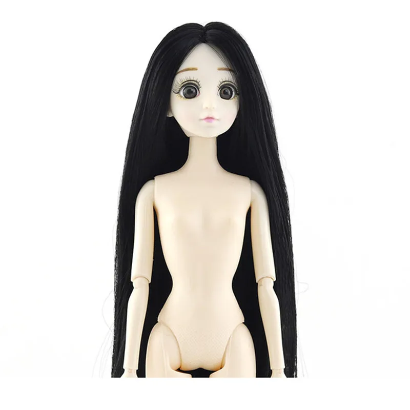 30 см 20 подвижных шарнирных кукол игрушки BJD 3D большие глаза длинный парик волосы