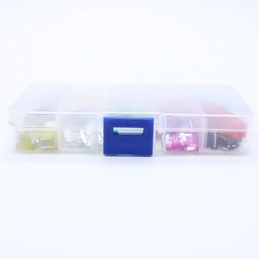 100Pcs Mini Assorted Auto Car Truck Low Profile Fuse Puller Micro Blade Set Kit