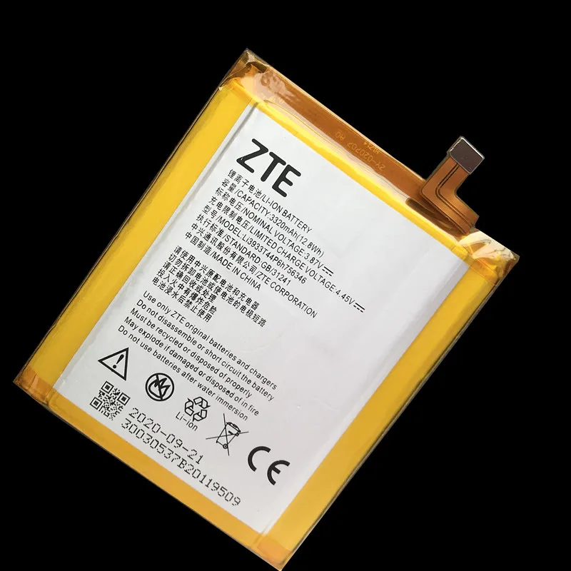 Аккумулятор 3320 мАч Li3933T44P8h756346 для ZTE Axon 7 / 7S A2017 A2017U A2017G A2018 Grand X4/Z956 аккумулятор 5