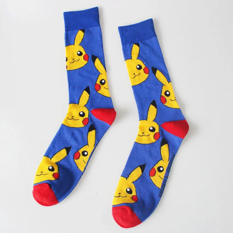 Nouveau-mode-Pokemon-Ball-unisexe-chaussettes-coton-femme-homme-dessin-anim-chaussettes-cadeaux-Pikachu-Jacquard-dessin(7)