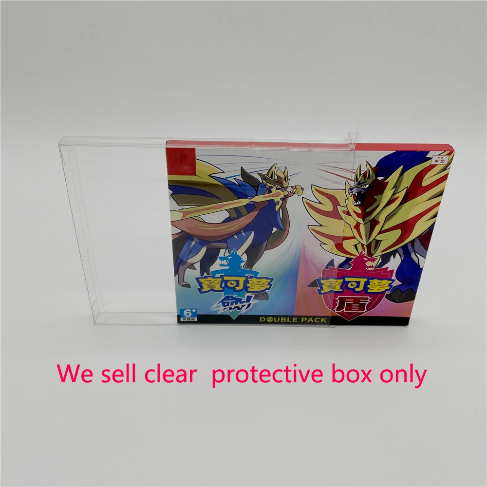 Scatola Trasparente Trasparente Per Switch Ns Sword And Shield In Bundle Collezione Dedicata Display Protection Box Versione Hong Kong/Jp