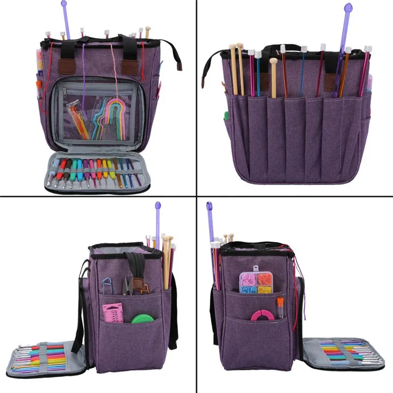 Crochet-Hooks-Thread-Yarn-Storage-Bag-Wool-Knitting-Needles-Household-Tote-Organizer-Sewing-Kit-DIY-Travel