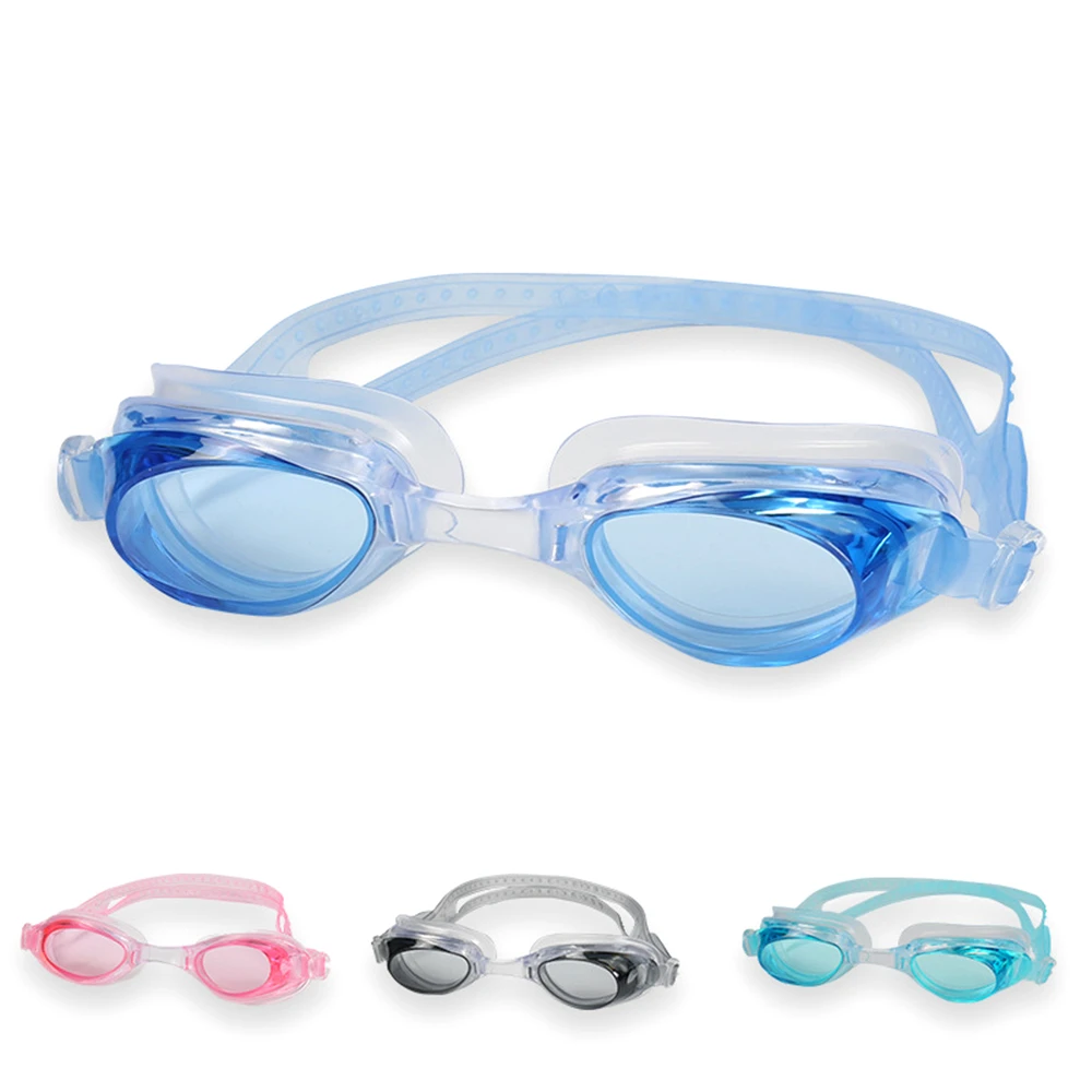 Gafas de natación impermeable Anti-niebla Arena receta nadar gafas de agua de silicona gran buceo gafas de protección UV de las mujeres de los hombres chico