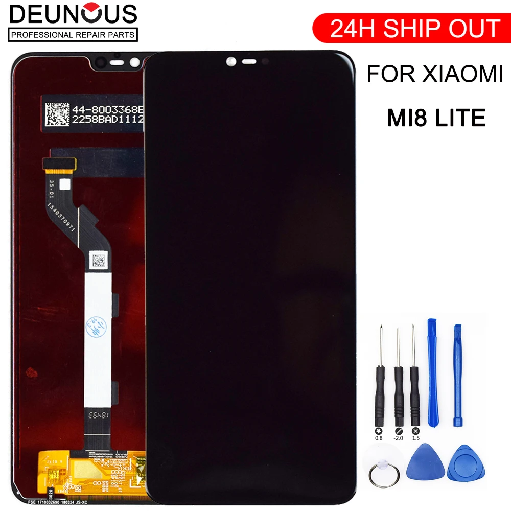 Новый 6 26 &quotЖК-дисплей для xiaomi mi 8 lite Молодежный ЖК-дисплей и сенсорный экран 8x