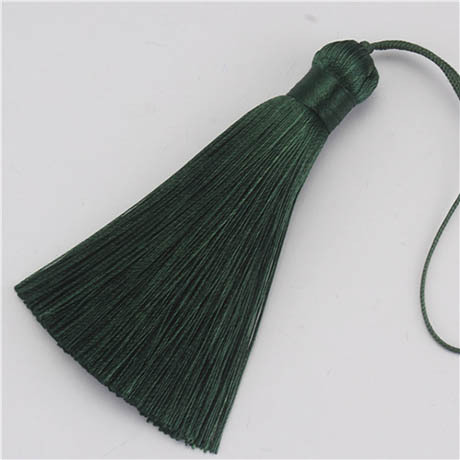 8cm Silk Tassel Pendant Accessories for Jewelry Making Satin Tassel Fringe Trim DIY Earrings Handmade Crafts Findings