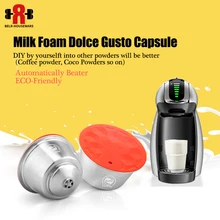 Best Offers iCafilas Milk Foam Filters For Nescafe Dolce Gusto Aeroccino Reusable Stainless Steel Dolci Gusto Coffee Capsules Pod Spoon