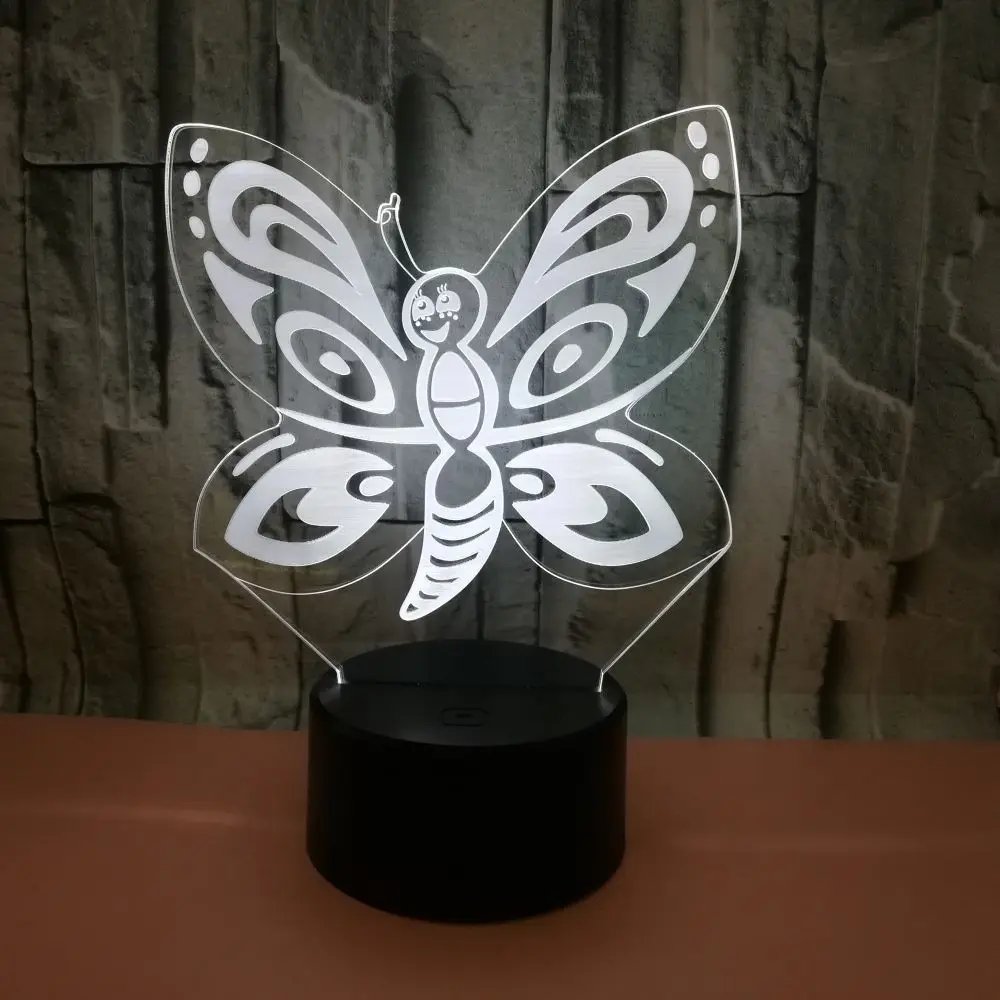 3D Led моделирование ночник Usb настроение милый мед сенсорная кнопка атмосферная настольная лампа детская спальня сон декоративное освещение для дома подарок